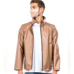 Men's Outdoor Windproof Water Resistant Lightweight Utility Jacket Size S.‎ #559